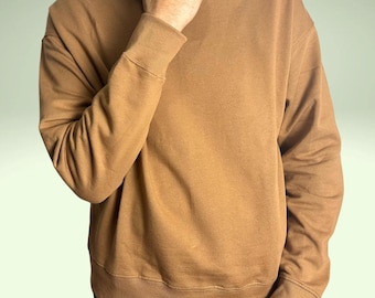 Organic Cotton Sweatshirt For Men – Sustainable, Eco-Friendly.