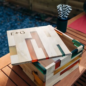 Personalized Wedding Card Box