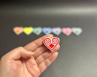 Imán Hmong impreso en 3D - Corazón Hmong