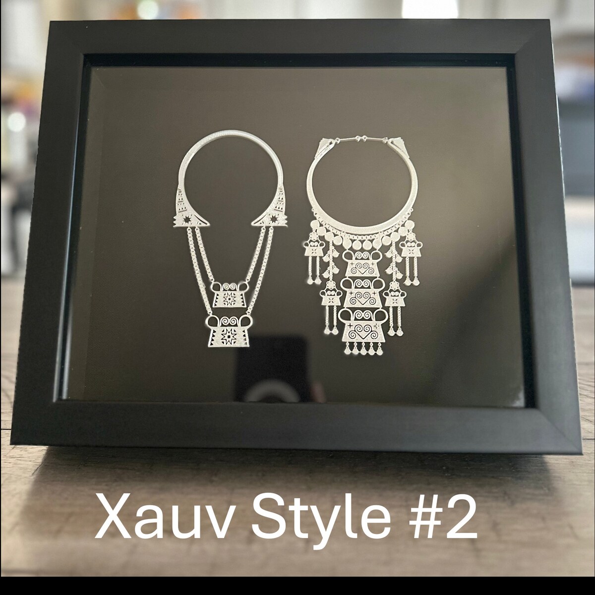 Customized Hmong Xauv (pair) Shadow Box - Etsy