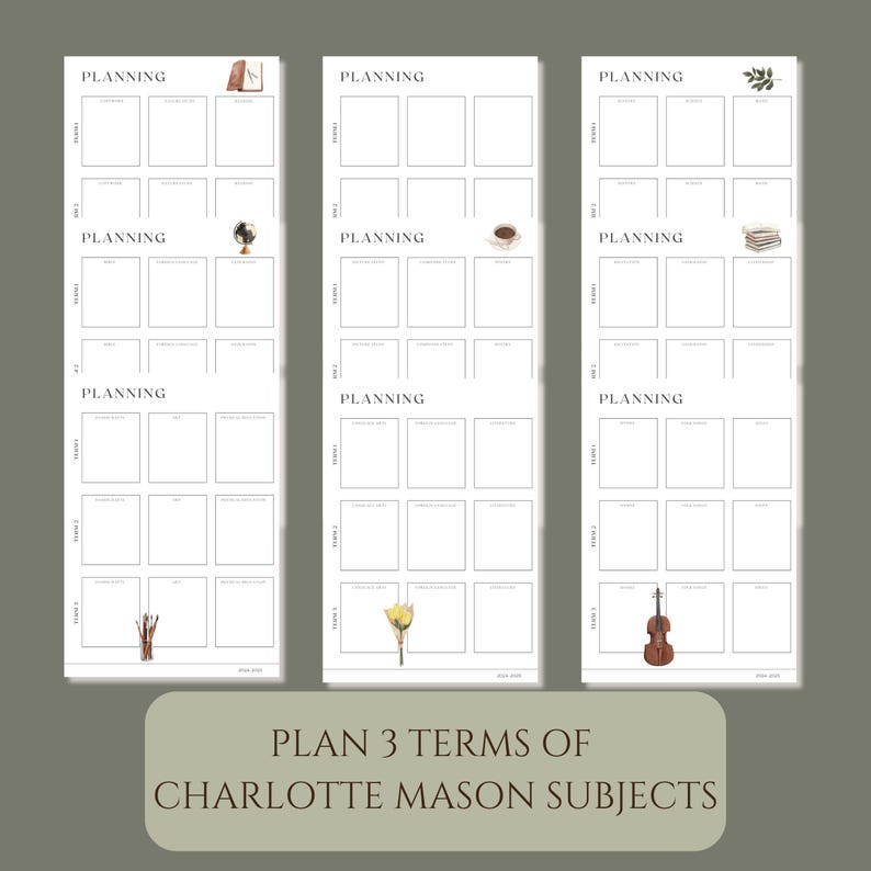 Charlotte Mason 2026-2027 Homeschool Planner image 2