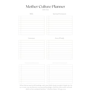 Charlotte Mason 2026-2027 Homeschool Planner image 12