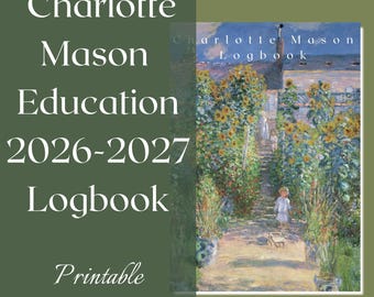 Charlotte Mason 2026-2027 Homeschool Logbook