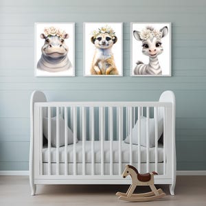 Safari Nursery Wall Prints, Nursery Prints, Jungle Animals, Earth Colors, Nursery Art, Animal Nursery Decor, Animal prints, Animal Wall Art