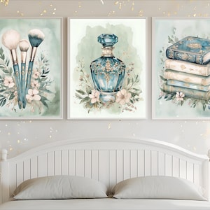 Digital Download Tween Teen Girls Bedroom Decor, Set of 3 Preppy Wall Art, Wall Art Hangings, Pink Wall Art, Teen Girls Art, Vintage