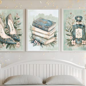 Digital Download Tween Teen Girls Bedroom Decor, Set of 3 Preppy Wall Art, Wall Art Hangings, Pink Wall Art, Teen Girls Art, Vintage, Print