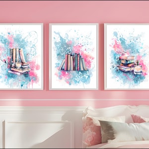 Digital Download Tween Teen Girls Bedroom Decor, Set of 3 Preppy Wall Art, Wall Art Hangings, Tween Wall Art, Teen Girls Art, Printable