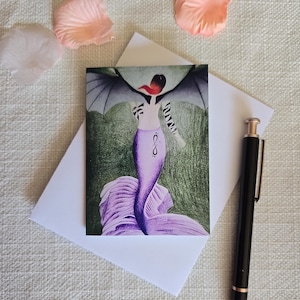 Watercolor Art Note Cards Set: Blank All Occasion Stationery