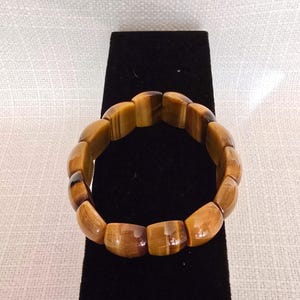 Bracelet, Brand new vintage Tiger's Eye crystal bracelet, gift for her