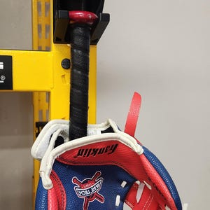 Front Facing DeWalt Shelving Baseball and Bat hanger Free Shipping