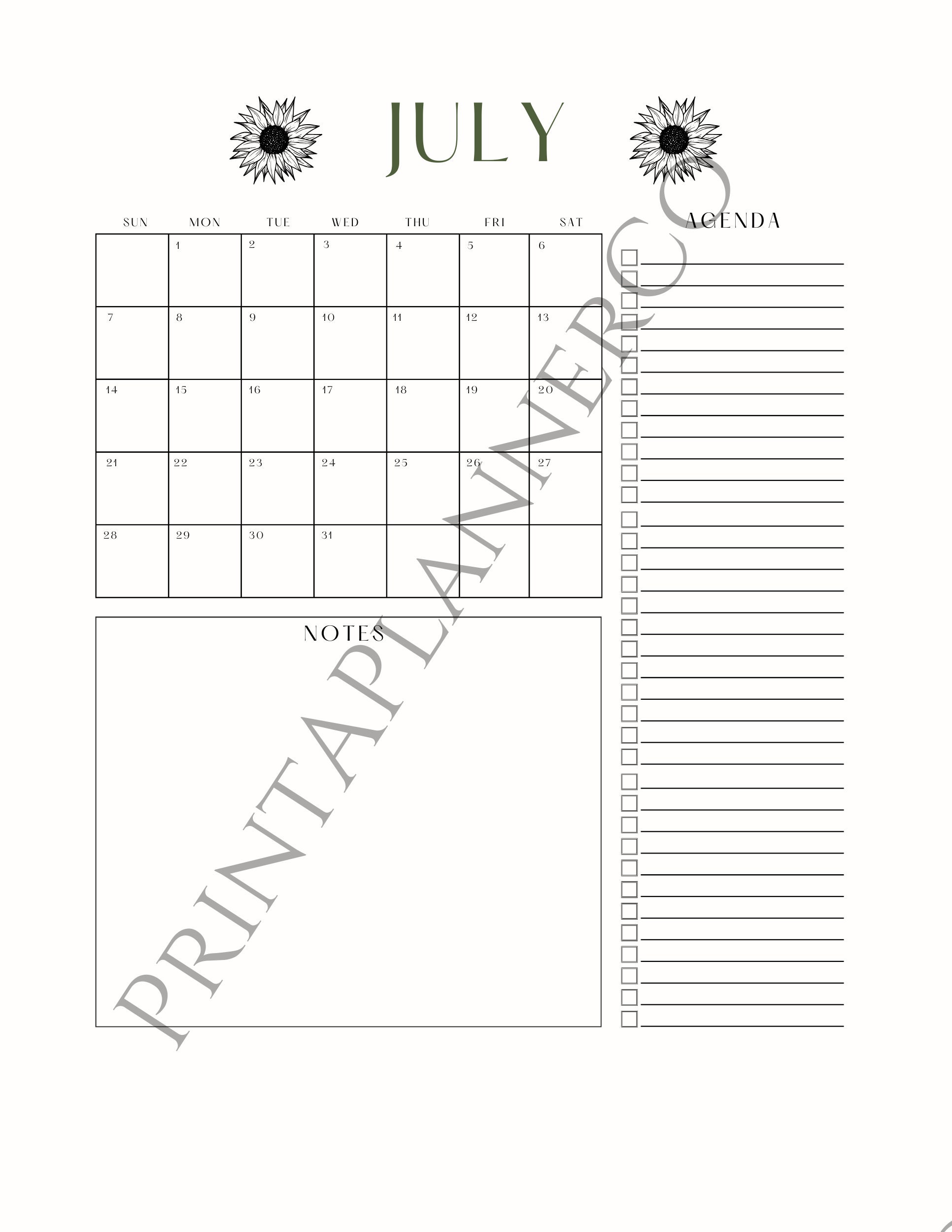 Printable Garden Planner 2024 Calendar Garden Schedule Raised Bed ...