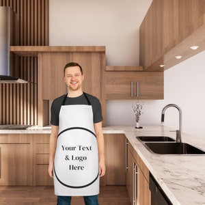 Custom Apron, Personalized Apron, Kitechen Aprons, Grill Apron, Custom Text Apron, Logo Apron, Personalized Apron