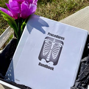 Procedures & Positioning Handbook for X-ray / Clinical Book Xray / Xray Study guide / Radiology Tech / Positioning Study guide