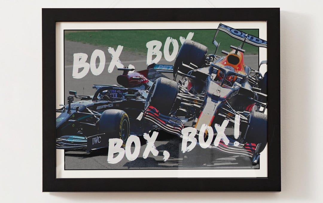 F1 Box-box Meme Poster: Drive to Survive Wall Art (digital Download) - Etsy