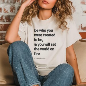 Unisex t-shirt Catholic Saints Quote Shirt, Funny Catholic Shirt, Catholic Gift For Women, Catholic Mens Shirt, Catholic Dad, Catholic Mom