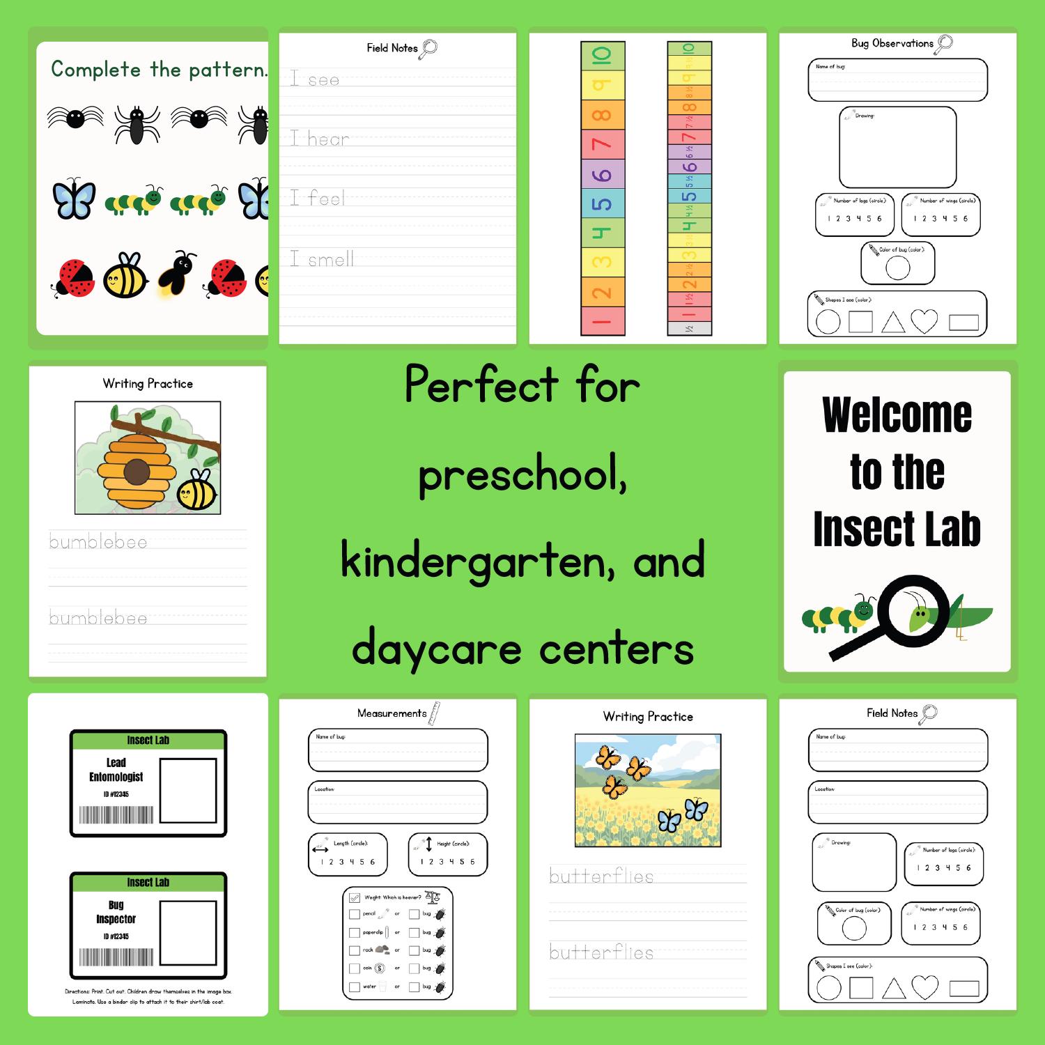 Bug Scientist Dramatic Play Center, Insect Lab Pretend Play, Preschool ...