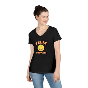 Felix style Shirt, kpop Vneck T Shirt, SKZ Shirt, Kpop Gift, Korean Group Tee, Skz inspired Merch Shirt, Skz Concert Outfit