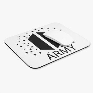 Alfombrilla de ratón rectangular de Kpop, alfombrilla de ratón de Kpop, alfombrilla de ratón militar, alfombrilla de escritorio de Kpop, alfombrilla de Bangtan Boys, alfombrilla de ídolo de K-pop, artículos de merchandising de Kpop