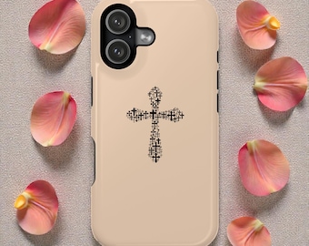 Magsafe iPhone 17 Pro Max Christian Cross Case, Minimal Faith Phone Case, Elegant Religious iPhone Cover, Aesthetic Cross Design