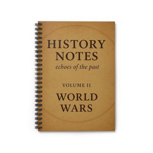 Vintage Geschichts Notizbuch, Antiker Stil Journal für Geschichtsliebhaber, Großes Geschenk für Historiker Notizbuch, Liniert Lineal, Schulbuch, Notizbuch
