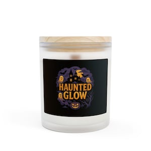 Frosted Glass Candle, 11oz