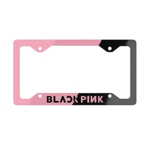 kpop License Plate Frame, kpop fan merch, kpop fan gift, kpop car frame, kpop decor
