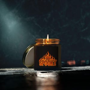Spooky Halloween Candle – Long Lasting 20–40h Burn – Spooky Season Candle – Halloween Gift for Her – Spooky candle gift, Halloween decor