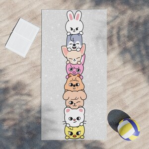 Kpop Beach Towel, Kpop Bath Towel High Quality, 30&quot; × 60&quot;