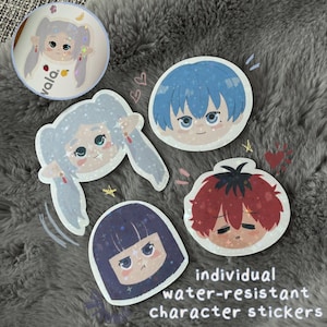 Water resistant glitter stickers | Beyond Journey&#39;s End | cute anime sticker