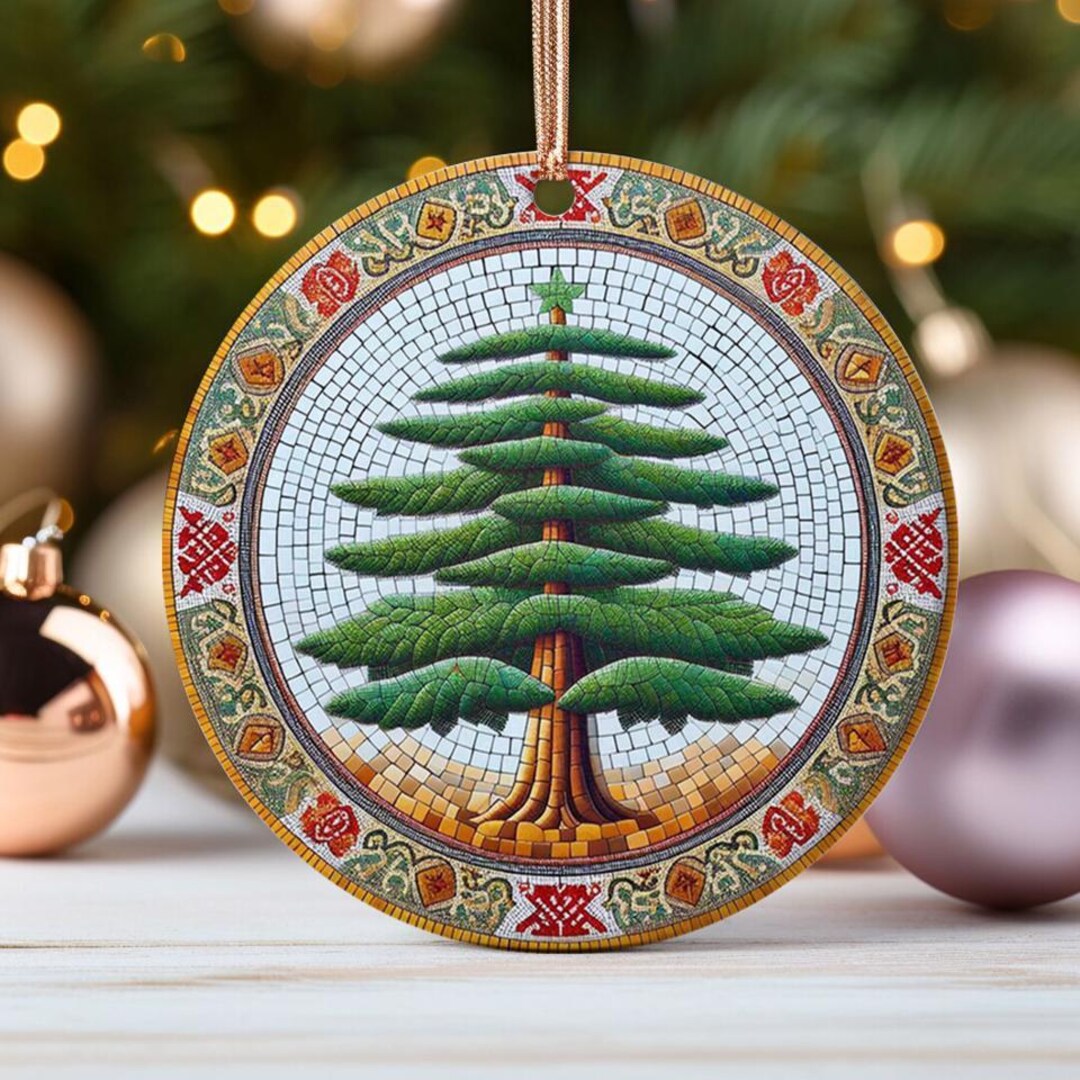 Lebanese Cedar Tree Wildlife Keepsake Holiday Gift for Heritage ...