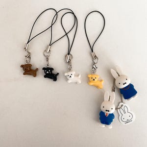 Miffy Boris charm keychain