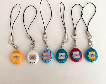 Tamagotchi Charme Schmuckstück Schlüsselanhänger