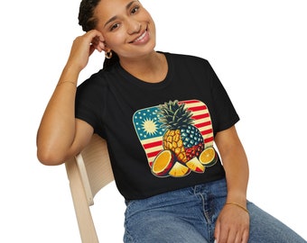 American Pineapple Unisex Softstyle T-Shirt