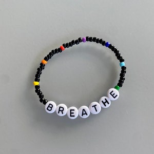 Beaded Mindfulness Breathe Bracelet zdjęcie 4