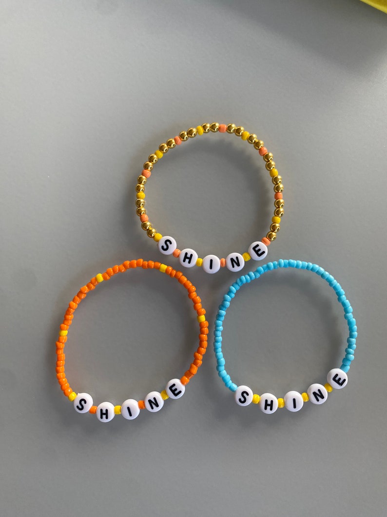 Beaded Mindfulness Breathe Bracelet zdjęcie 9