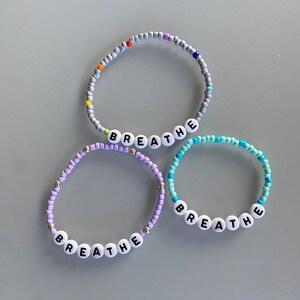 Beaded Mindfulness Breathe Bracelet zdjęcie 2