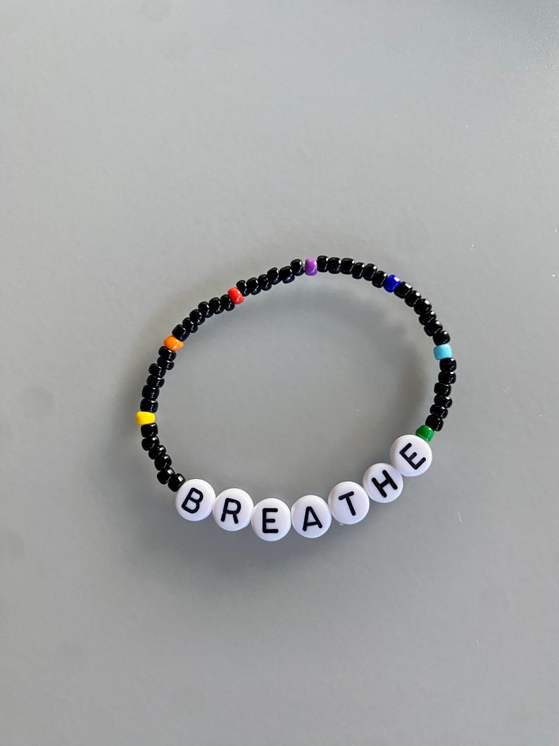 Beaded Mindfulness Breathe Bracelet zdjęcie 4