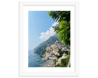 Positano Coast Print, Positano, Italy, Positano Print, Positano Wall Art, Positano Wall Decor