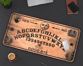 Ouijaboard Mauspad Ouijaboard Schreibtischmatte Ouijaboard Mousepad Schreibtischmatte Spirit Board Großes Mauspad, Großes Schreibtischmatte Paranormal Ouija Board