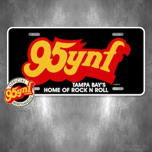 95ynf License Plate Tampa Bay 95ynf Radio