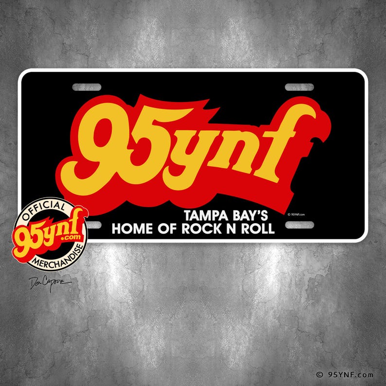 95ynf License Plate Tampa Bay 95ynf Radio