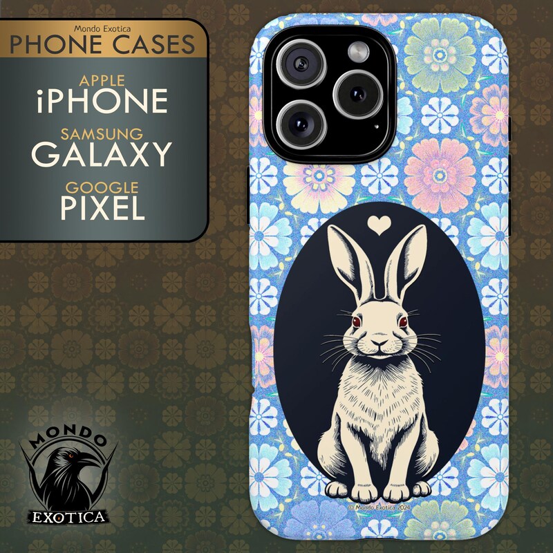 Rabbit Phone Case - Etsy