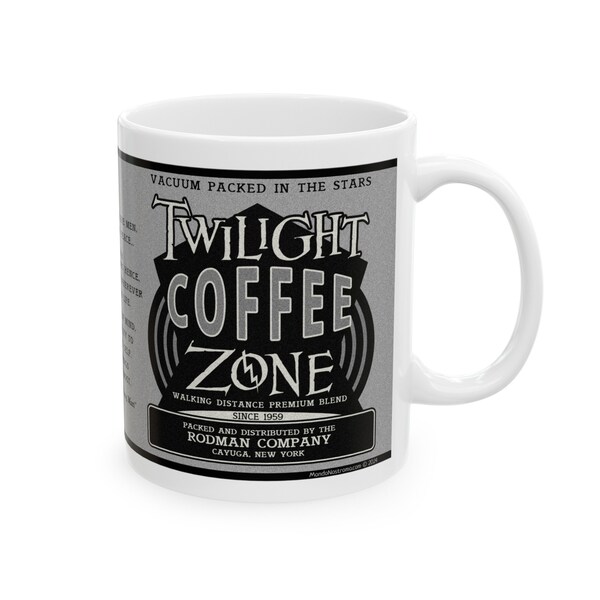 Twilight Zone Mug Tribute Retro Twilight Zone Mug Gift.