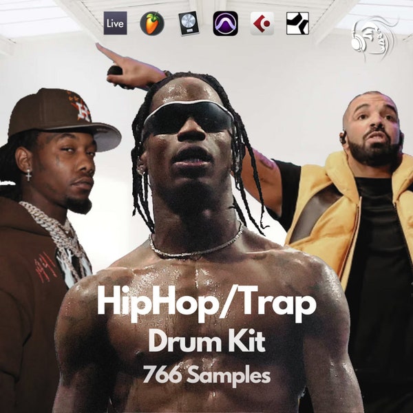 HipHop/Trap Drum Kit: 766 Samples!