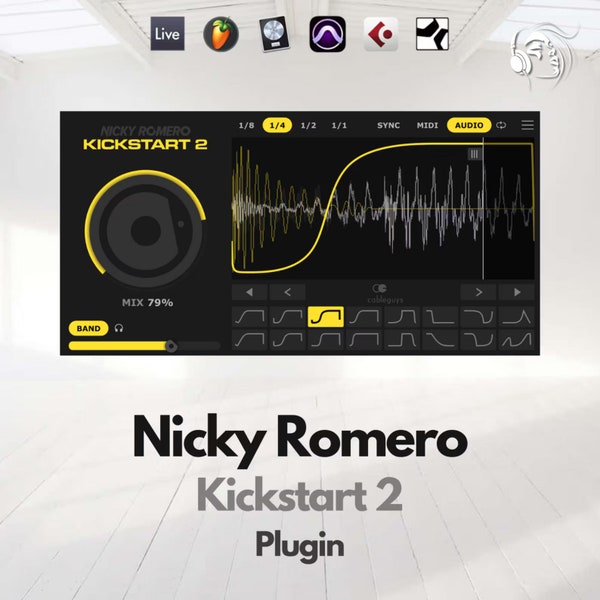 Nicky Romero Kickstart 2.0.4 - Official License: Audio plugin for professional sound processing!