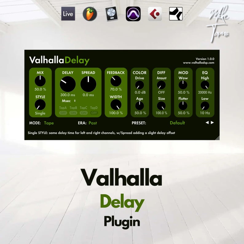 ValhallaDelay 2.5.2 Official License: Audio plugin for professional sound processing Bild 1