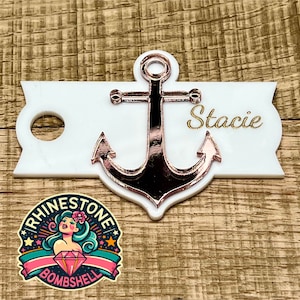 Boat Anchor, Stanley Topper, Personalized Stanley Cup, Tumbler Name Tag, Stanley Cup Accessories, Name Tag Stanley H2.0 40oz