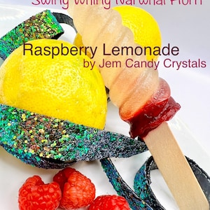 Raspberry Lemonade Crystal Candy, Crunch Candy, Wagashi Candy, Japanese Kohakuto, Vegan, Plant Based, Gluten Free, ASMR, Unicorn