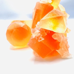 Peach Crystal Candy ASMR kohakuto Edible Jewelry Sweet