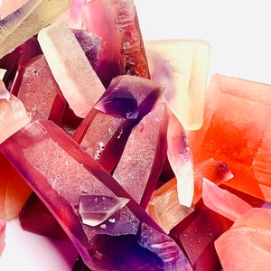 Edible Gemstone jewel Candy Crystals Vegan Gluten Free Gummy ASMR Rainbow Gems Gifts Jem Candy Crystals Rocks Presents Treats Assorted
